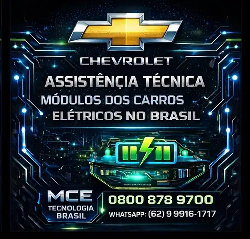 ASSISTÊNCIA TÉCNICA MODULOS CARROS ELÉTRICOS CHEVROLET NO BRASIL