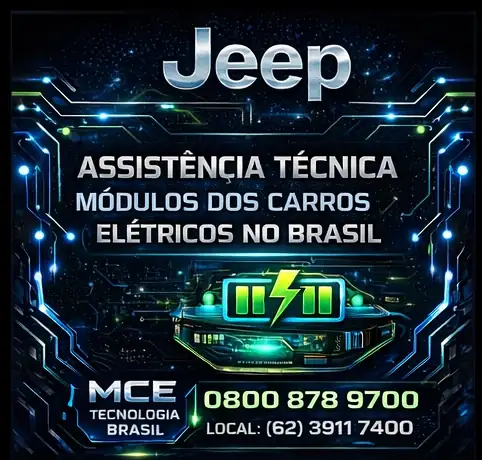 ASSISTÊNCIA TÉCNICA MODULOS CARROS ELÉTRICOS JEEP NO BRASIL