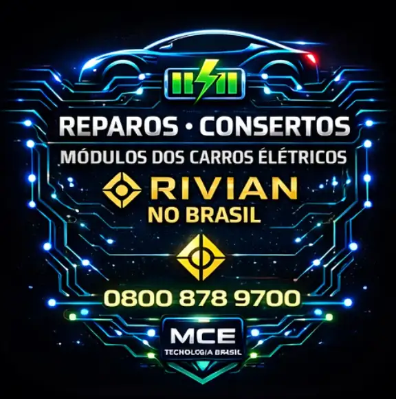 MANUTENÇÃO CONSERTOS REPAROS NOS MODULOS DOS CARROS ELÉTRICOS RIVIAN NO BRASIL