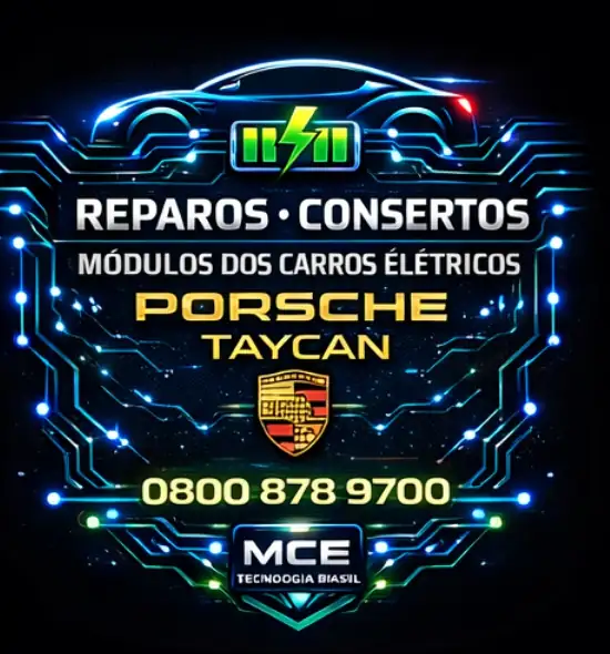MANUTENÇÃO NOS MODULOS DOS CARROS ELÉTRICOS PORSCHE NO BRASIL