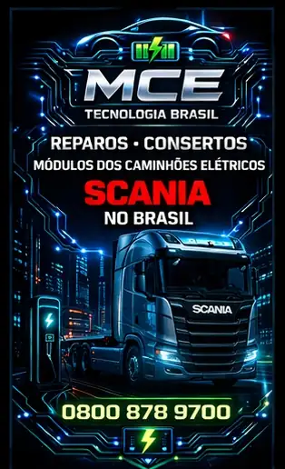 REPAROS DOS MÓDULOS DOS CAMINHÕES ELÉTRICOS SCANIA NO BRASIL