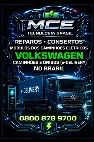 REPAROS DOS MÓDULOS DOS CAMINHÕES ELÉTRICOS VOLKSWAGEN NO BRASIL