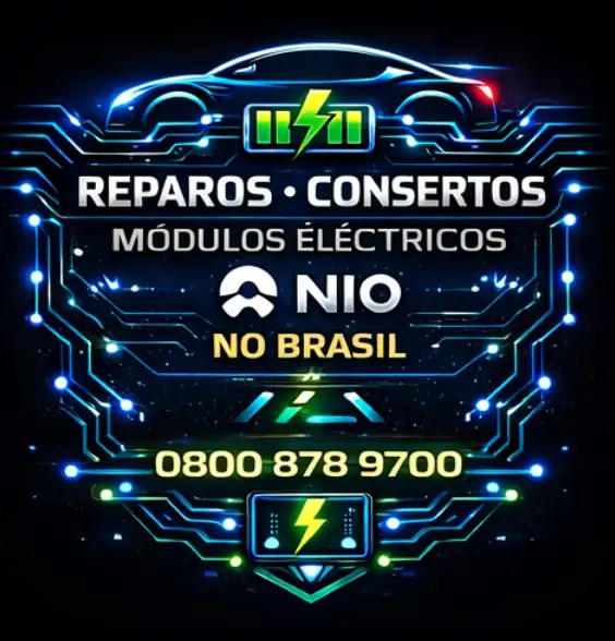 REPAROS NOS MODULOS DOS CARROS ELÉTRICOS NIO NO BRASIL